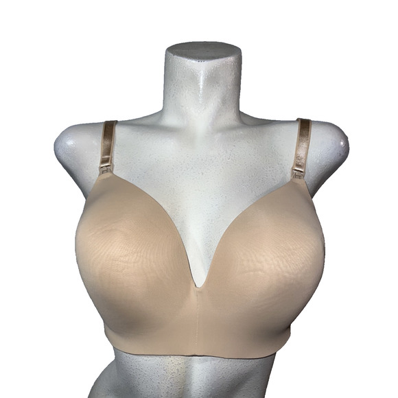 New Auden Women's Size 38DDD Peral Tan Wirefree Lightly Lined Nursing Bra NWT - Picture 1 of 7